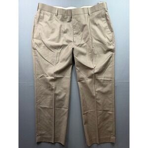 Covington Dress Pants Mens Tan Flat Front Regular Fit 40x29 NWT‎